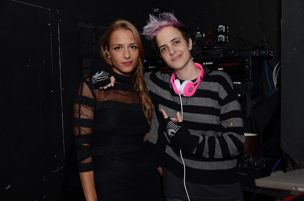 Charlotte Ronson and Samantha Ronson at Manhattan Magazine Charlotte Ronson After Party 2.7.14 - photo by Andrew Werner, AHW_1314