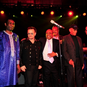 Youssou Ndour, Bono, Mo Ibrahim, Rev. Jesse Jackson, Harry Belafonte, Hadeel Ibrahim